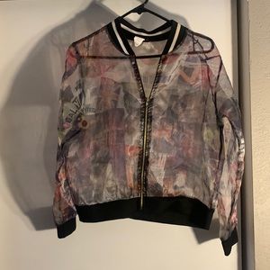 A transparent designed jacket